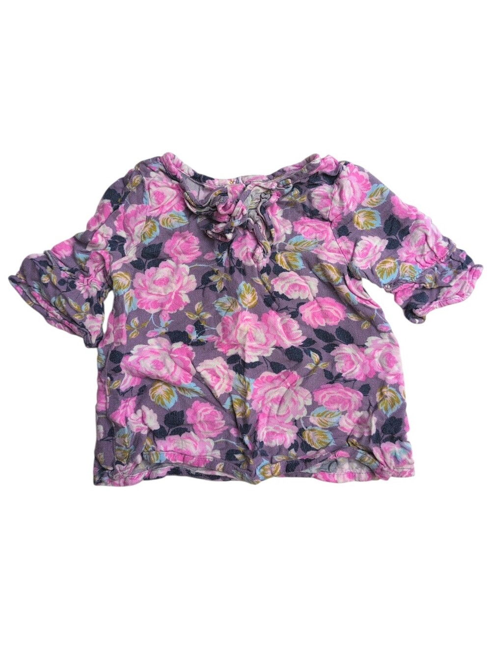 🍁2/$7🍁GENUINE KIDS by OSHKOSH Pink And Purple Floral Top